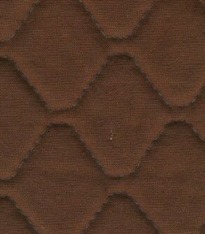 Kviltet Shirting Brun